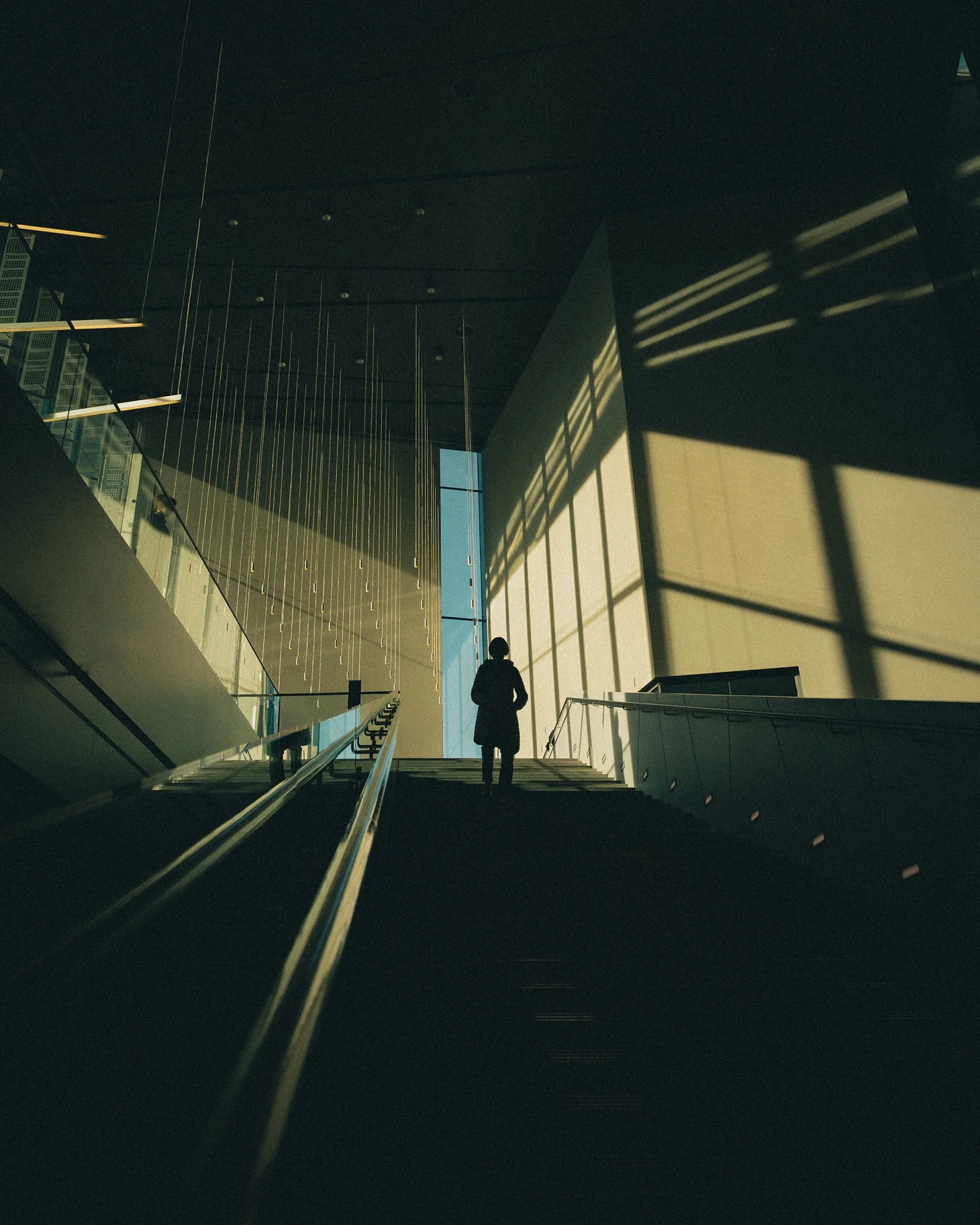 There's a strong chance this image contains the following subjects: street, light, city. Source: https://www.instagram.com/pekkavalitalo/ Photographer_name: Pekka Välitalo. Title: Because this must be. Make: sony. Model: a7 IV. Published: 2025-10-12 15:35:25